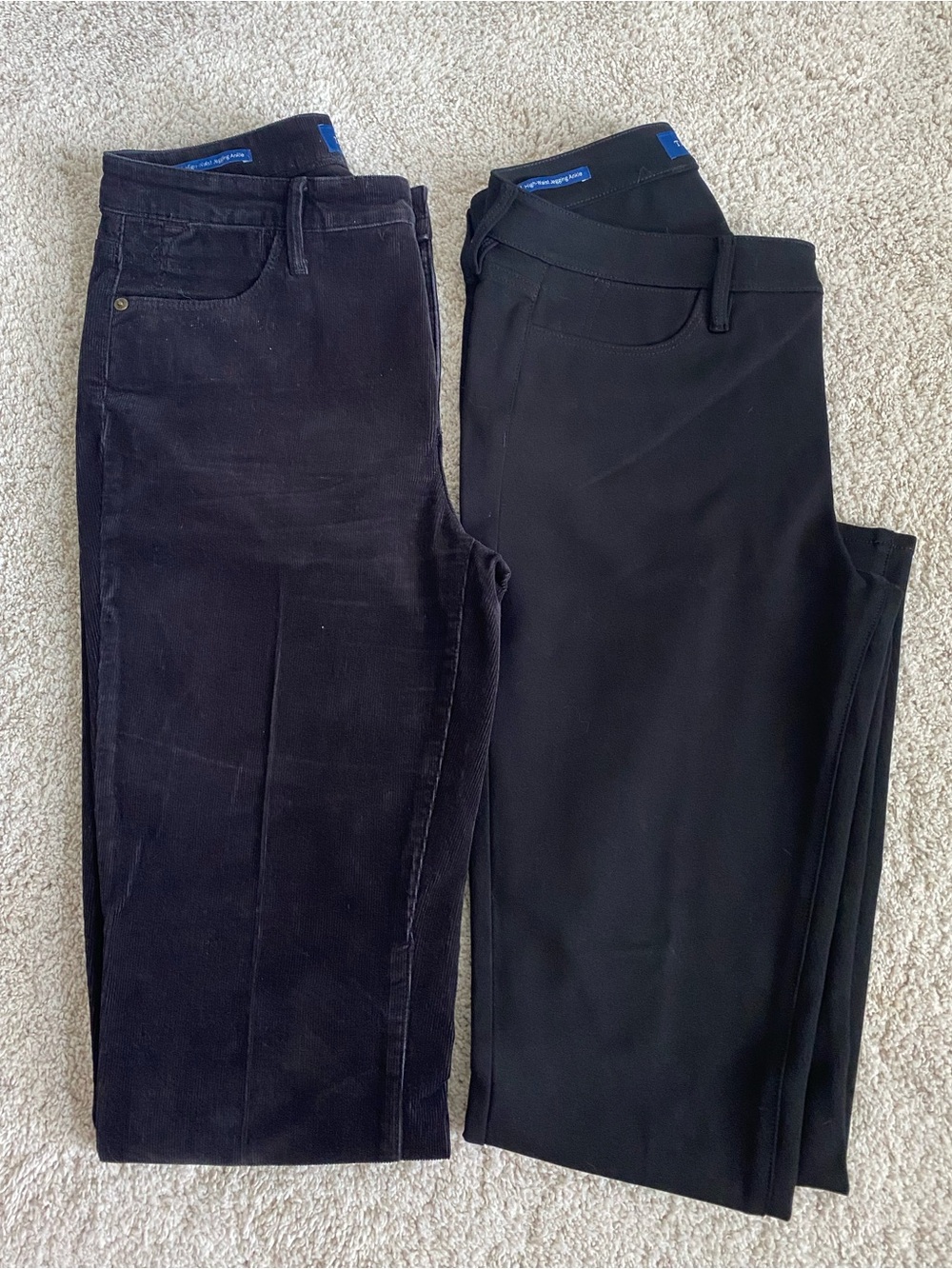 Talbots Pair of Size 2 High-Waist Jegging Ankle Pants (Corduroy & Regular)